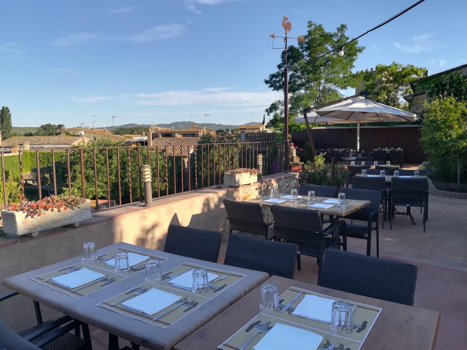 Terrassa restaurant La Roca