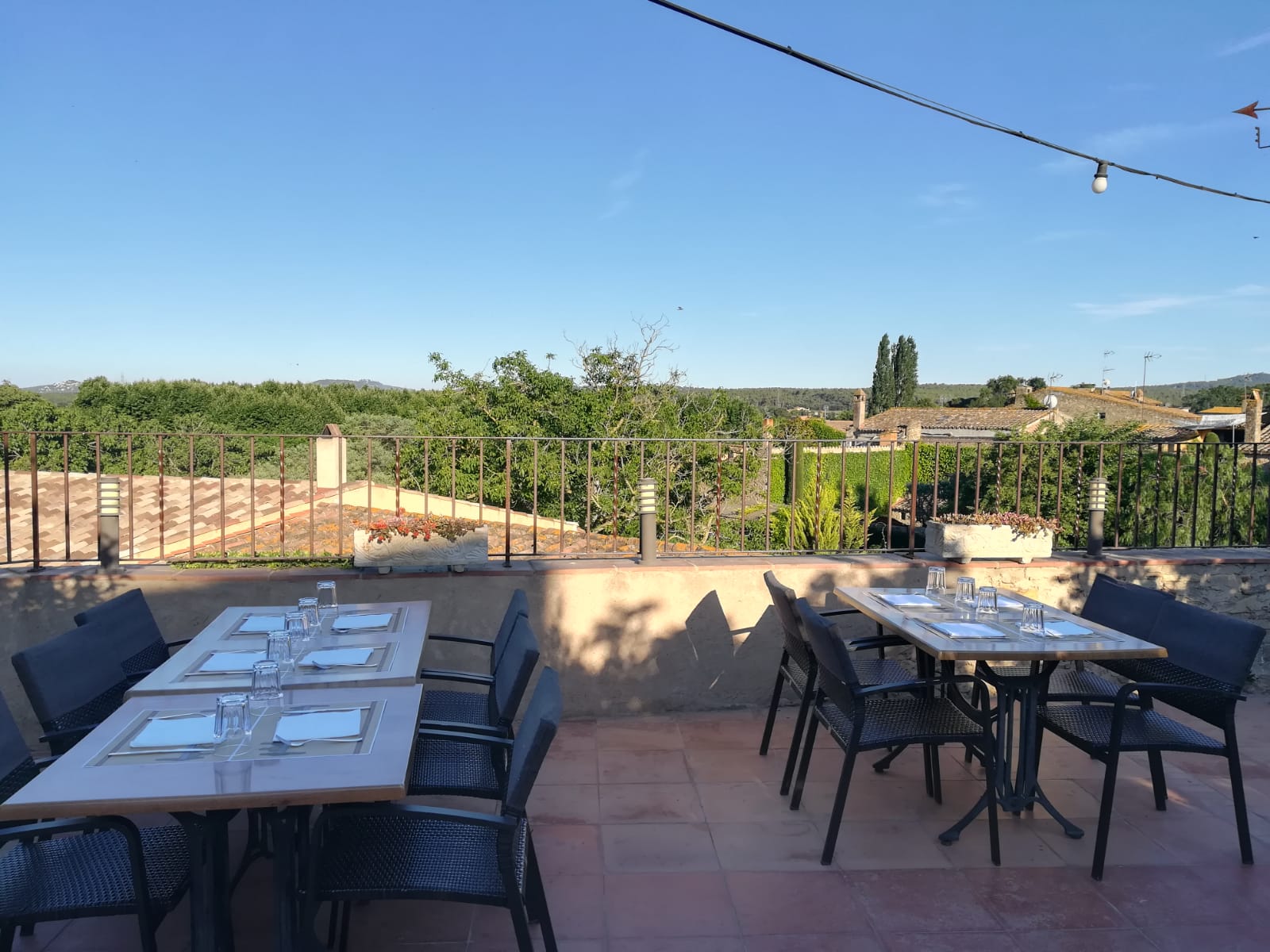 Terrassa restaurant La Roca