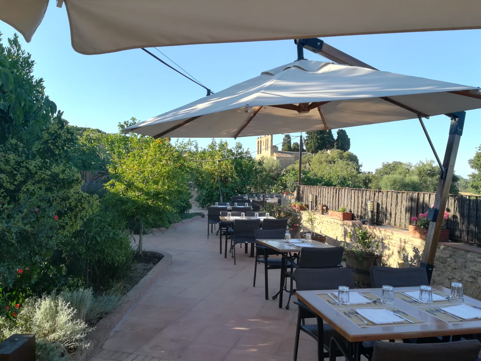 Terrassa restaurant La Roca