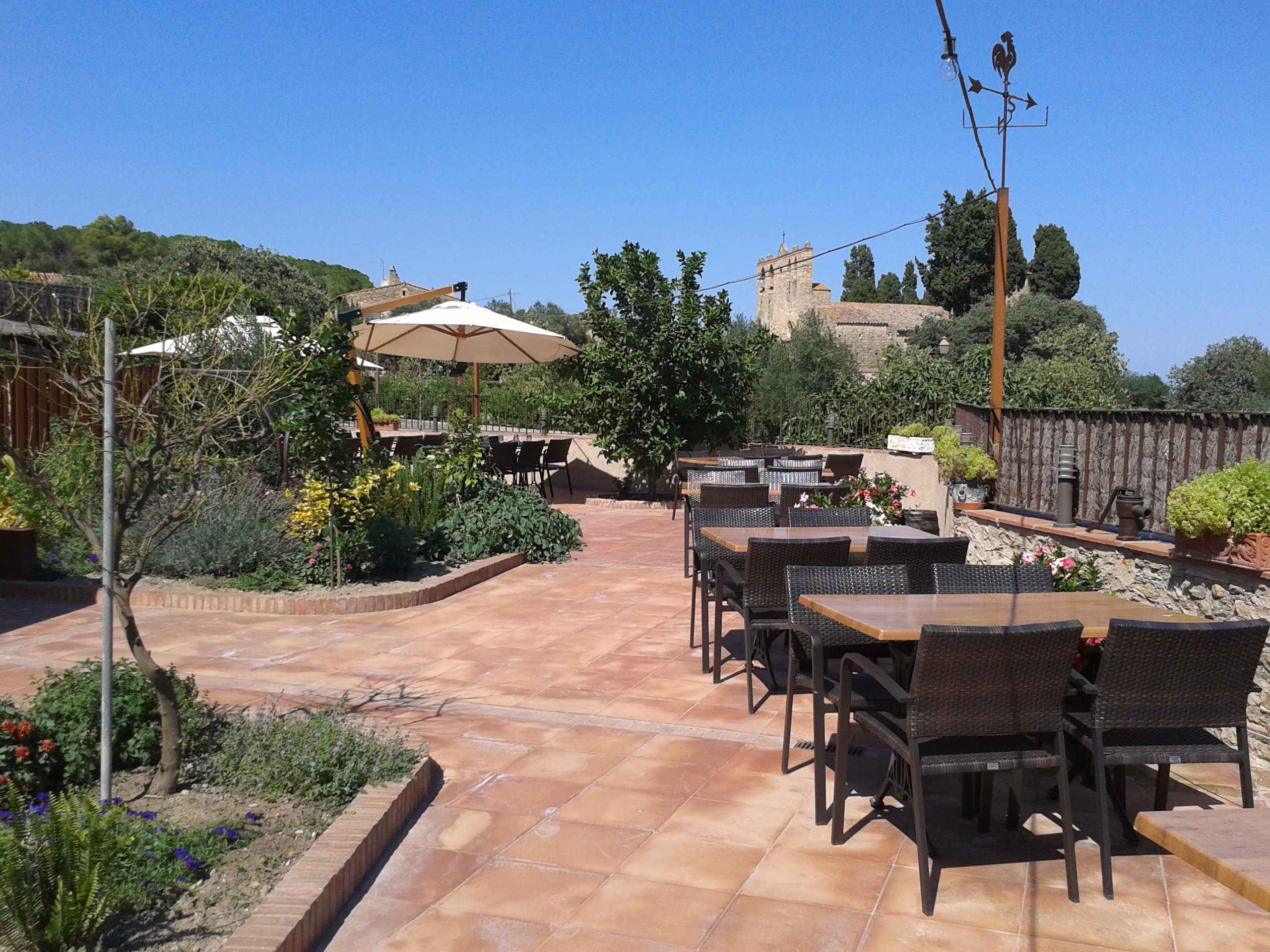 Terrassa restaurant La Roca